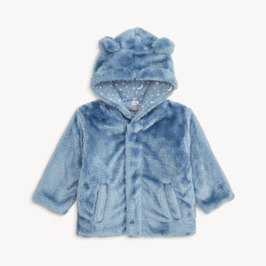 Winter Sky Minky Bear Jacket
