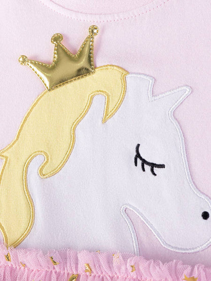 Unicorn Princess Pink Tulle Dress