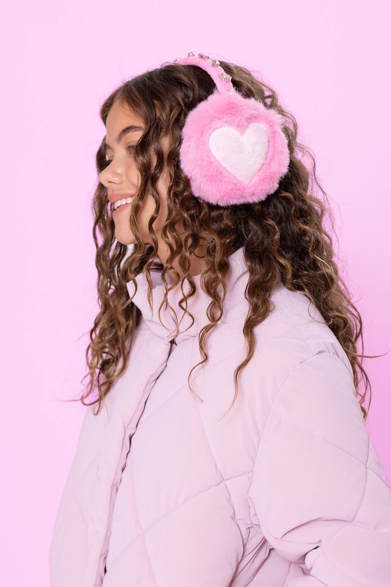 Heart Ear Muff & Glove Set