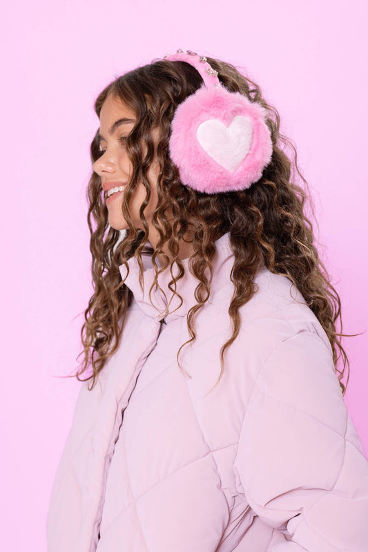 Heart Ear Muff & Glove Set