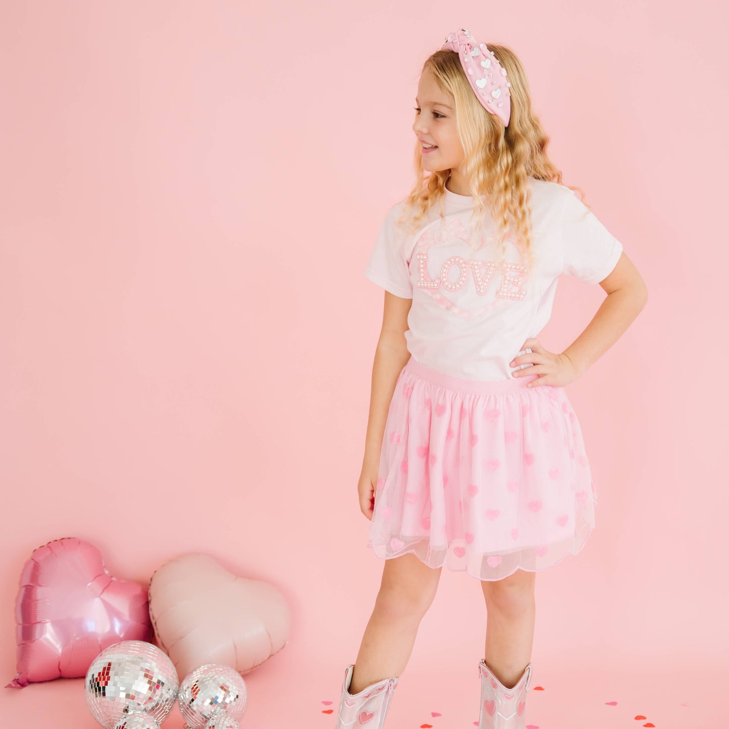 Mini Sequin Hearts Tutu