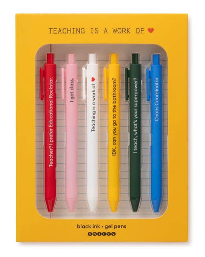 Teacher Love Gel Pen Set