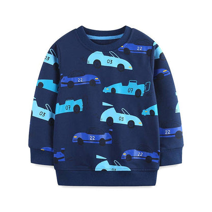 Blue Cars Sweatshirt