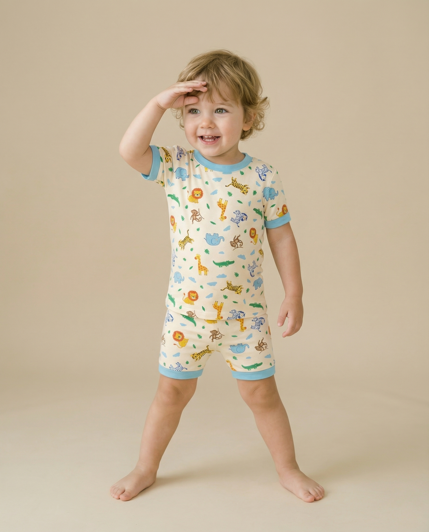 Safari Friends S/S Pajama Set