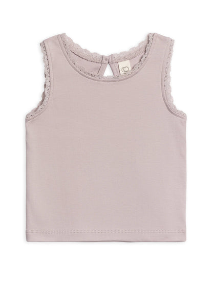 Selene Lace Tank in Lilla