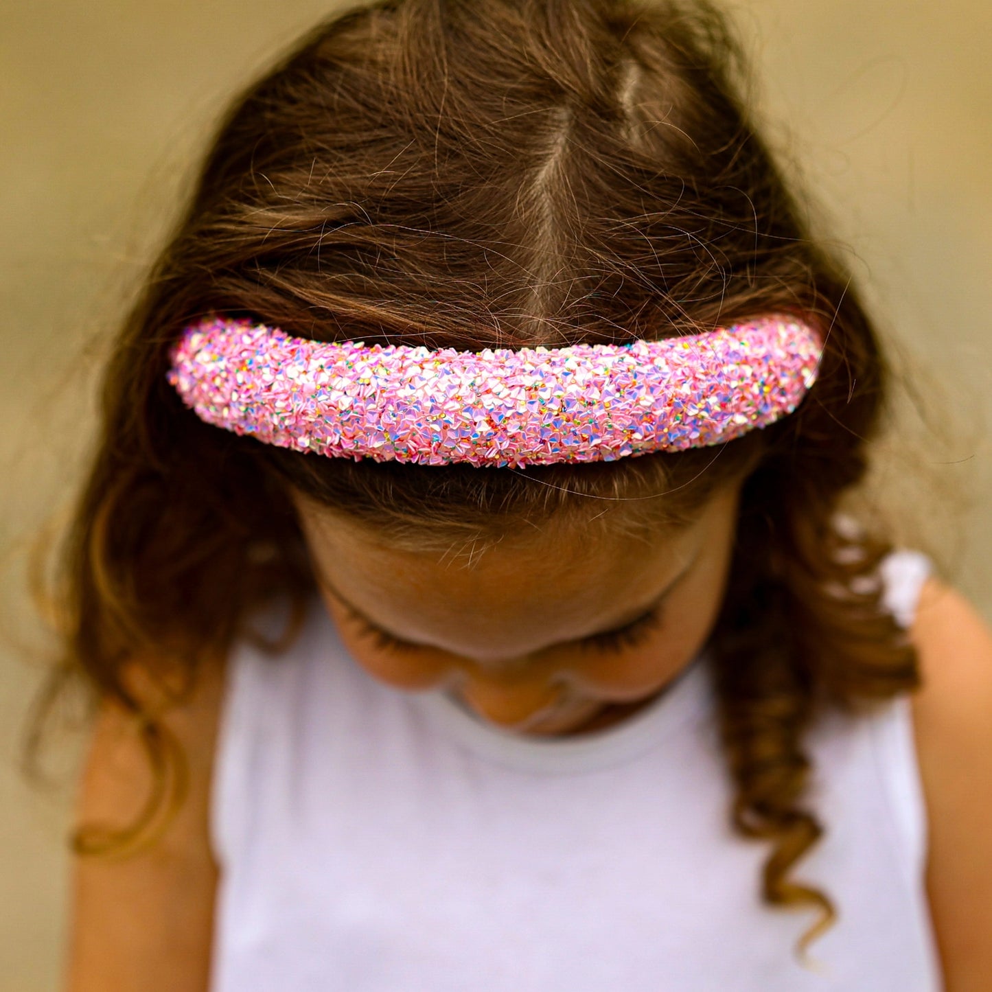 Chunky Sequin Pink Headband