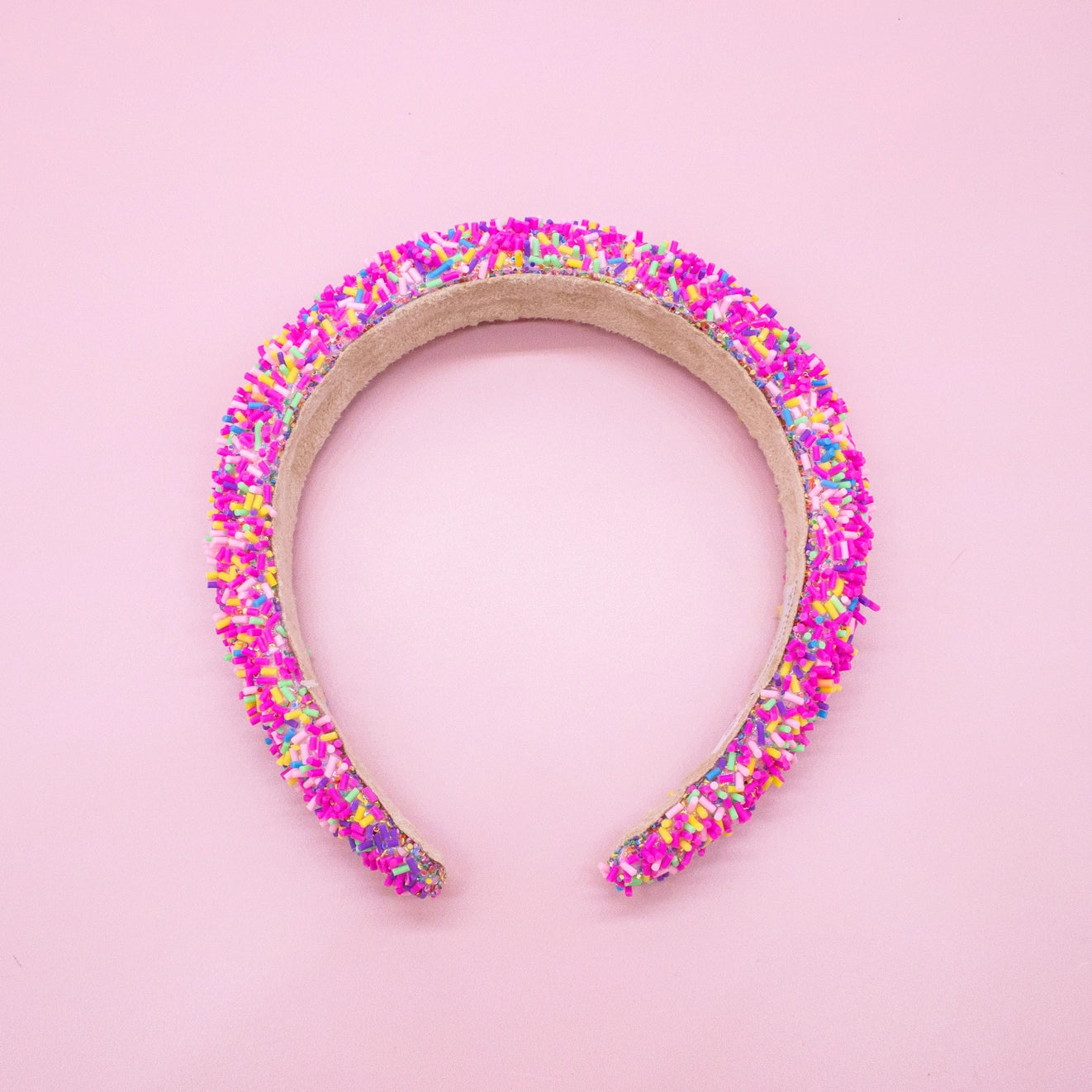 Hot Pink Sprinkles Headband
