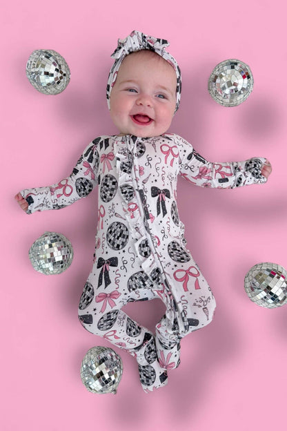 Midnight Disco Darling Dream Ruffle Romper