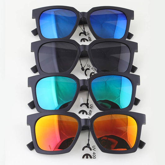 Matte Polycarbonate Frame Sunglasses