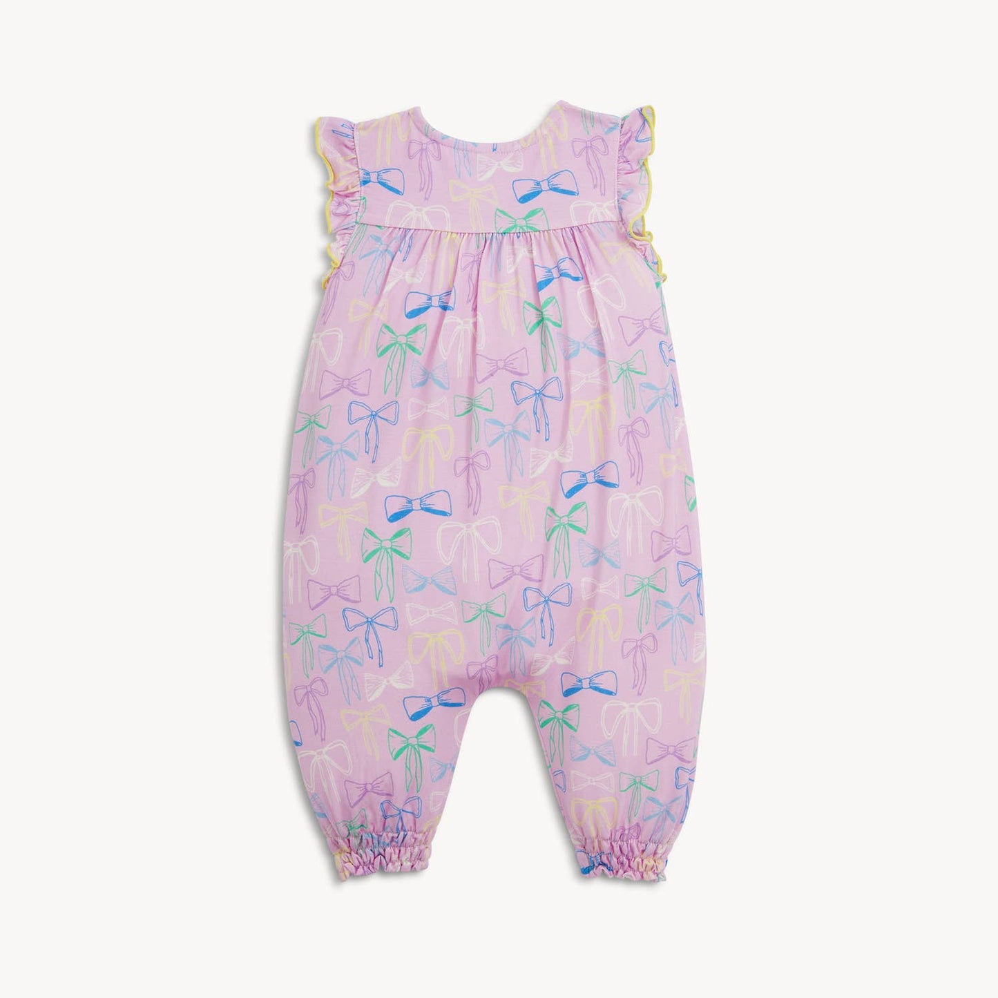 Take A Bow Magnetic Modal Flutter Sleeve Romper