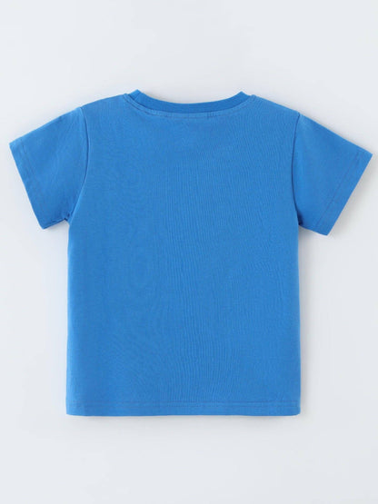Royal Blue Crab Embroidered Tee