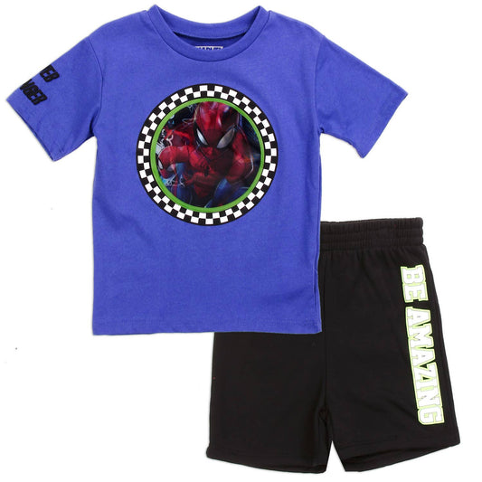 Spiderman Hologram Tee + Short Set