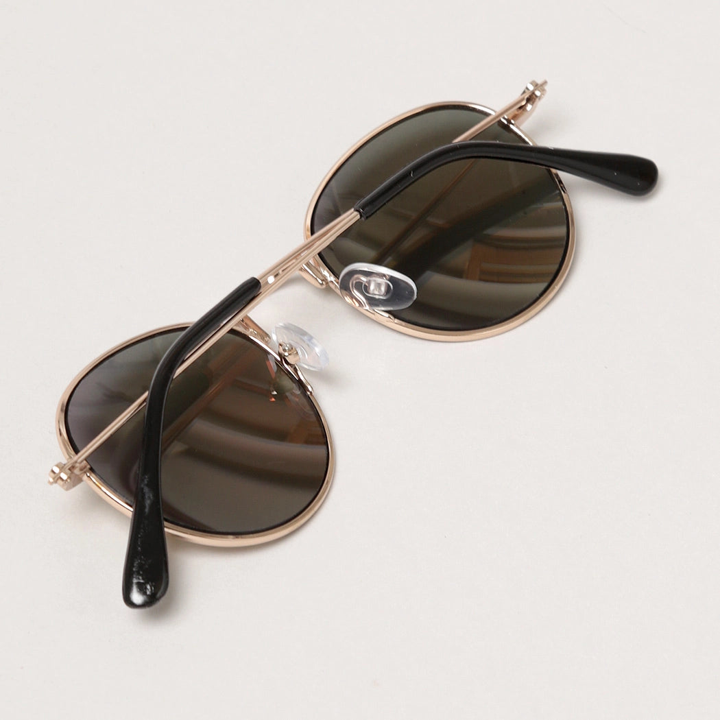 Mirrored Lens Aviator Sunglasses