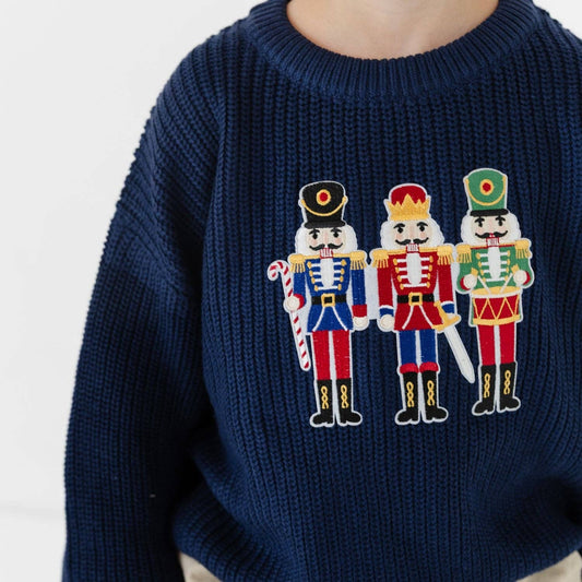 Nutcracker Patch Sweater