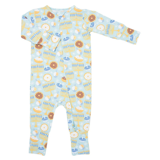 Hanukkah Fun Bamboo Zipper Romper