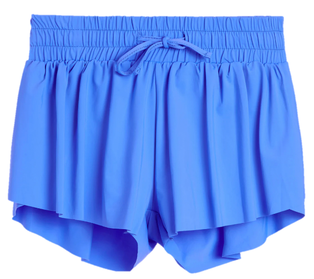 Cool Blue Flyaway Short