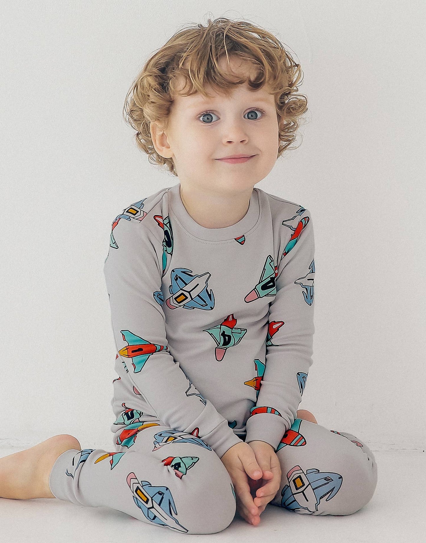 Grey Shooting Star Modal Pajama Set