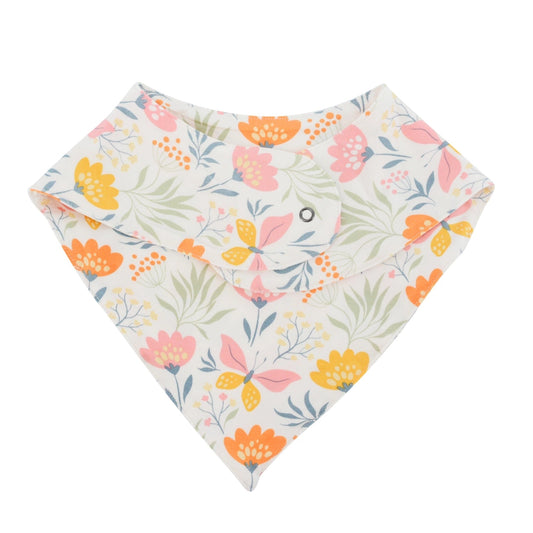Butterfly Floral Baby Bib