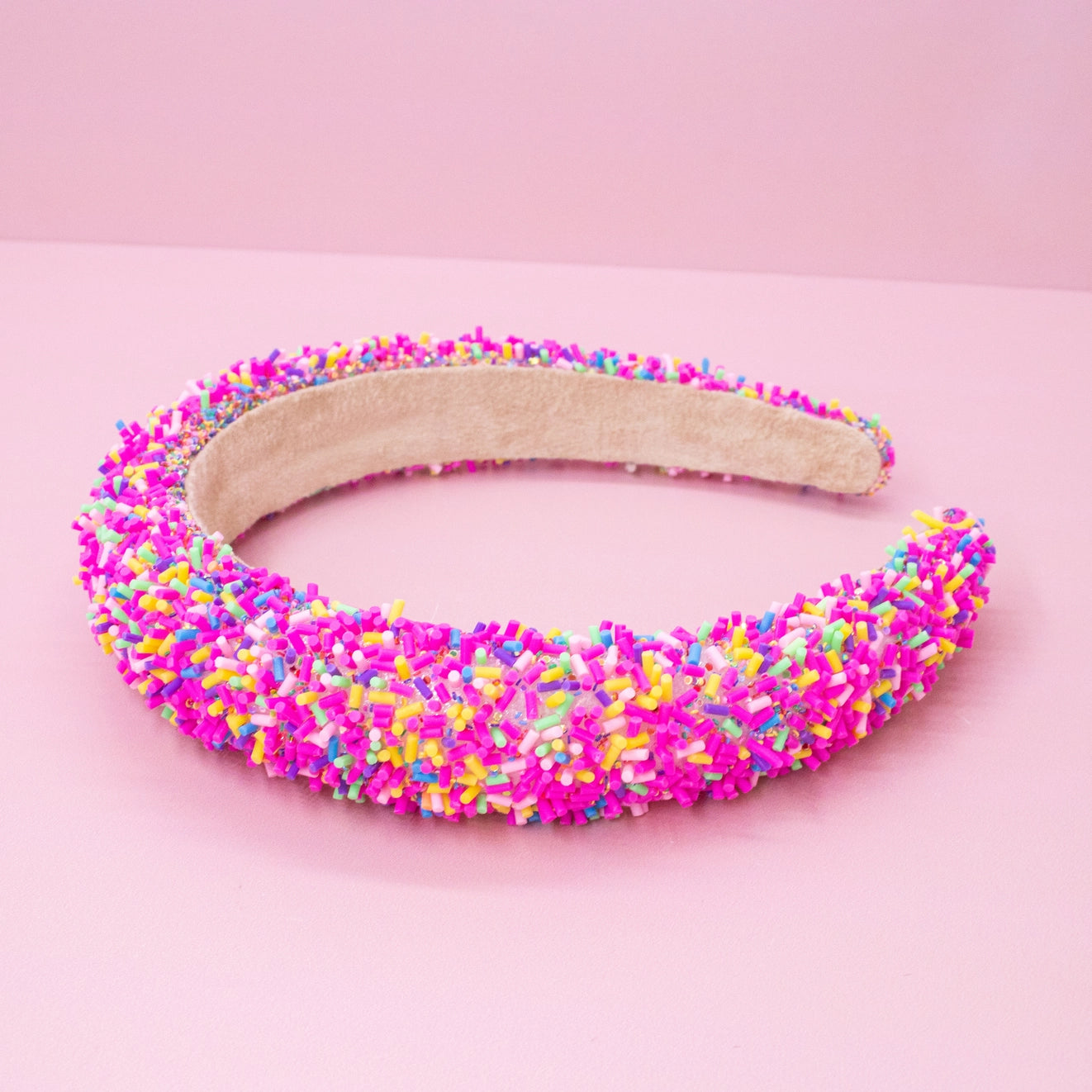 Hot Pink Sprinkles Headband
