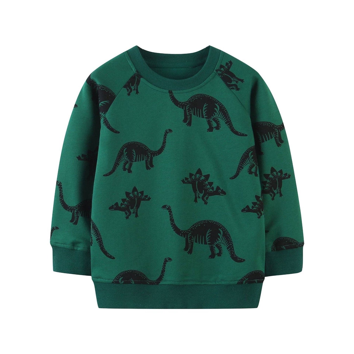 Forest Green Dinosaur Sweatshirt