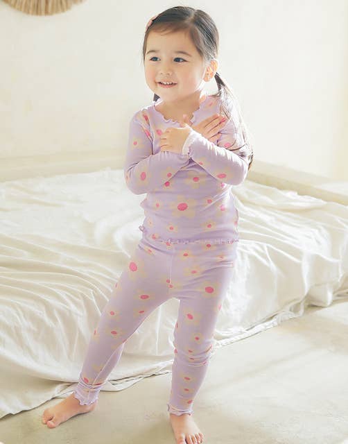 Purple Blooming Modal Pajama Set