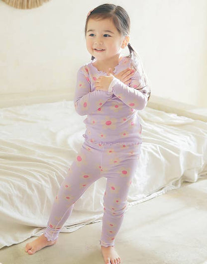 Purple Blooming Modal Pajama Set