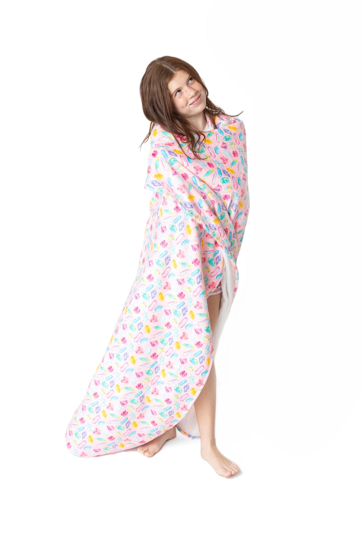 Gems Plush Bow + Blanket Set