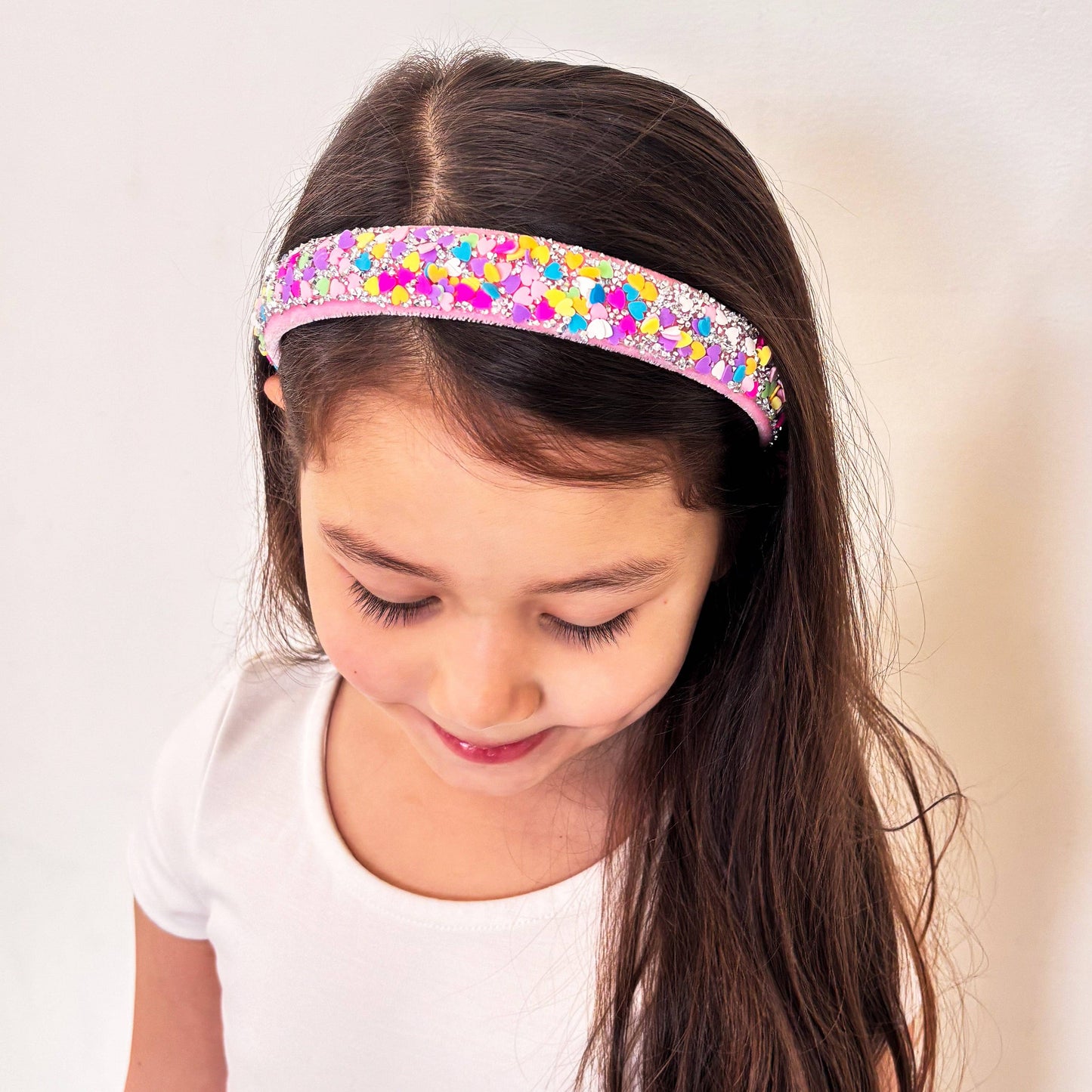 Heart Confetti Headband
