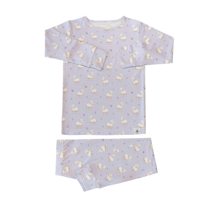 Little Sheep Bamboo Pajama Set