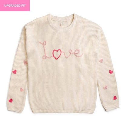 Women's Ditsy Love Knit Sweater