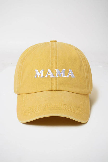 MAMA Lavender Washed Baseball Hat