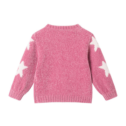 Pink Stars Sweater Set