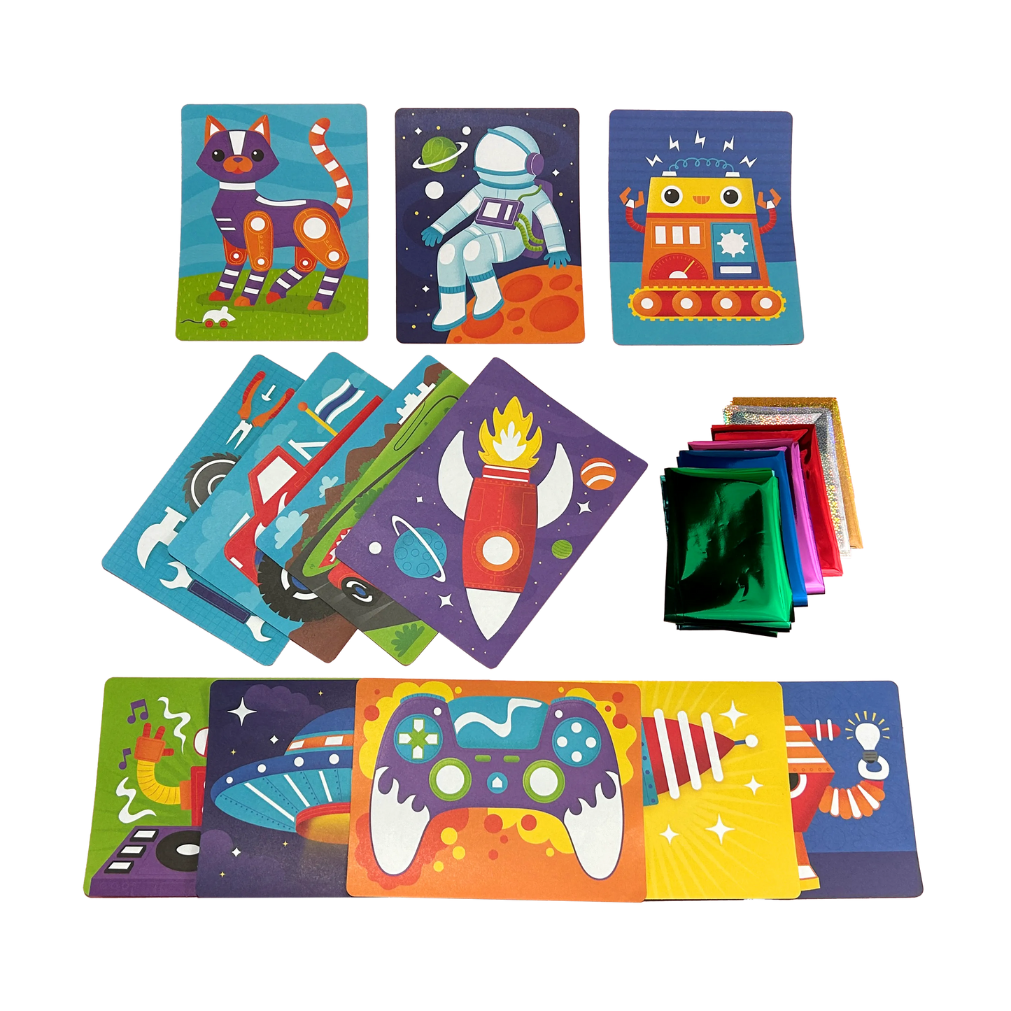 Foil Art & Coloring Kit - Gadgets & Gizmos