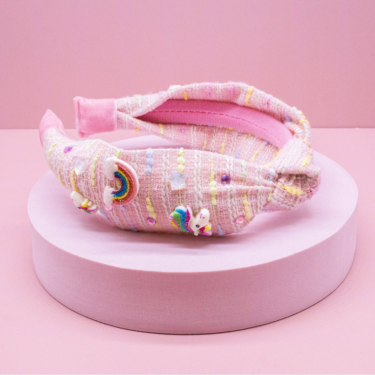 Unicorn Rainbow Knotted Headband