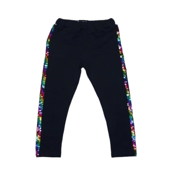 Rainbow Sequin Inset Legging