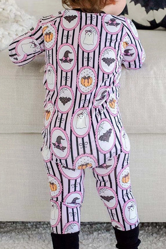 Galloween Glow Convertible Bamboo Zip Romper