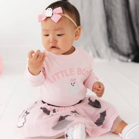 Spooky Babe Sequin Tutu Skirt (Infant)