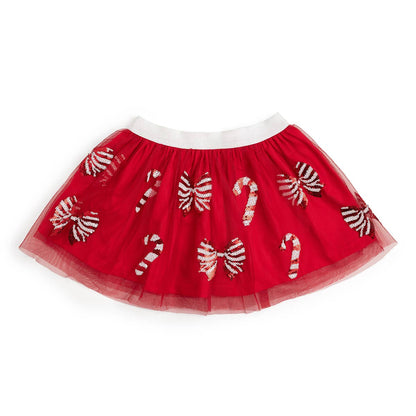 Candy Cane Coquette Sequin Tutu