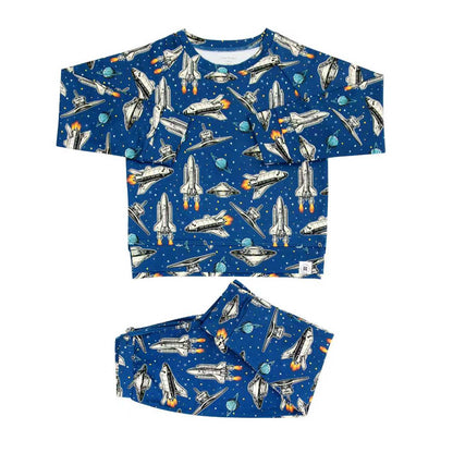 Deep In Orbit French Terry Bamboo Jogger Set