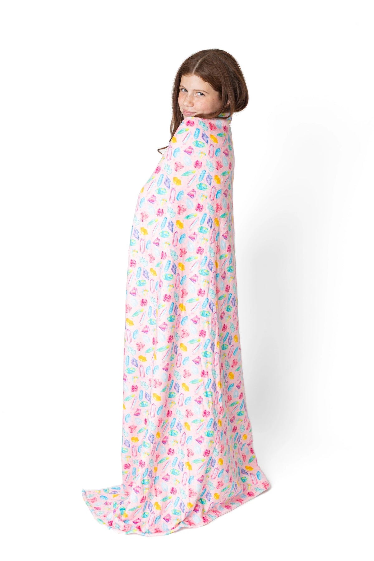 Gems Plush Bow + Blanket Set
