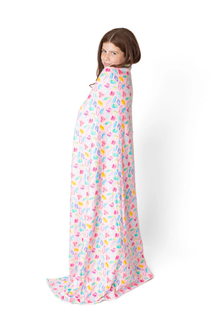 Gems Plush Bow + Blanket Set