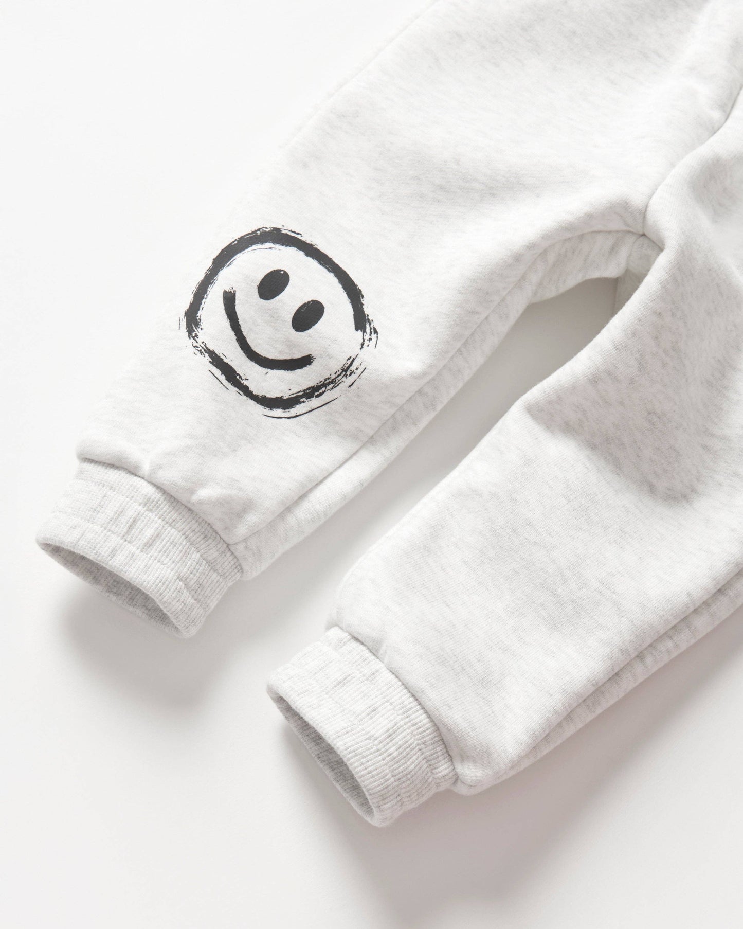 Light Heather Grey Happy Day Sweatpants
