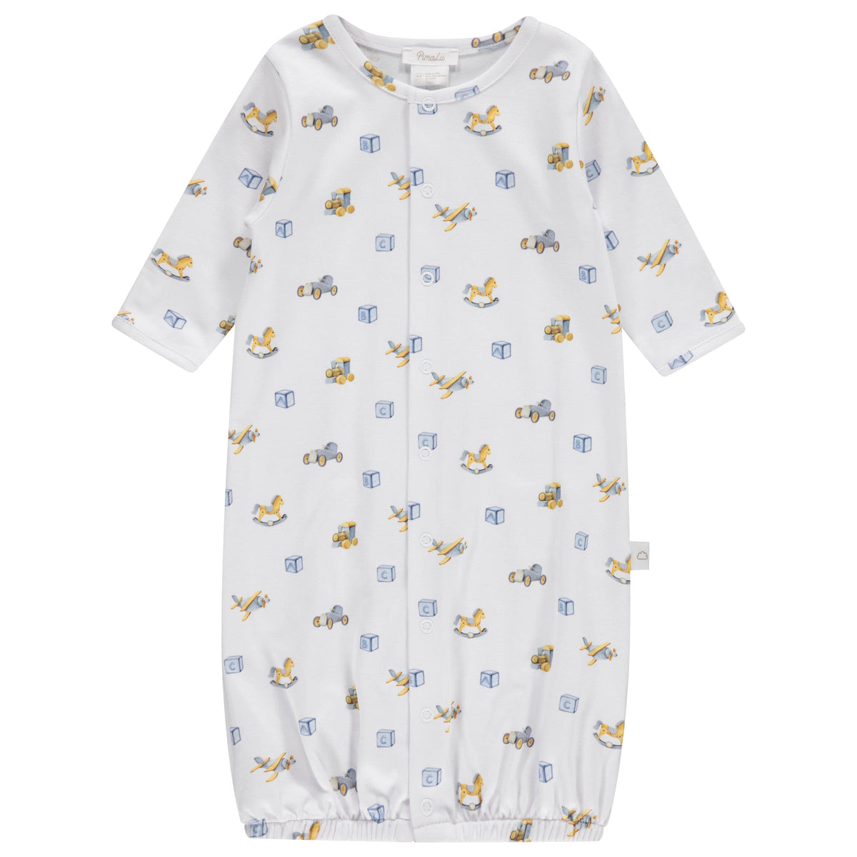 Wood Toys Cotton Coverter Gown + Hat Set