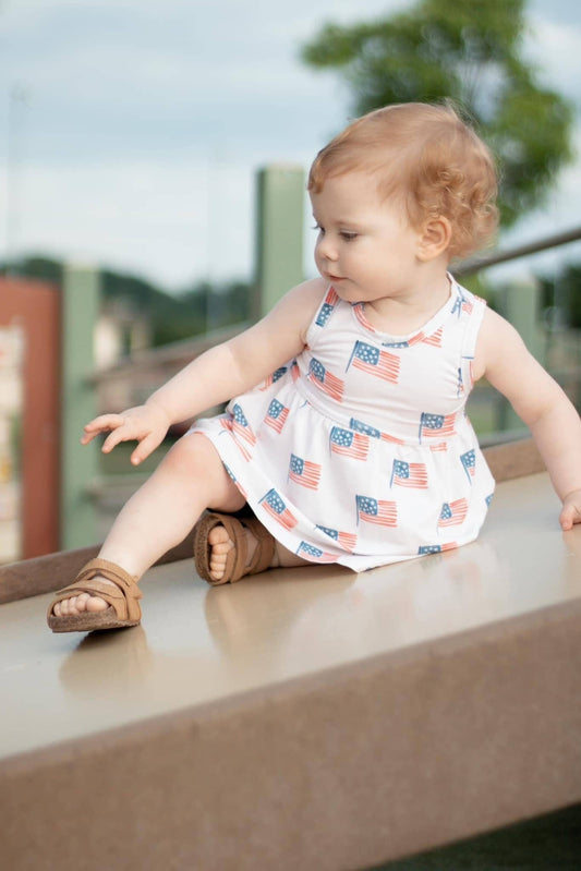 American Flag Bamboo Swing Tunic (Infant)