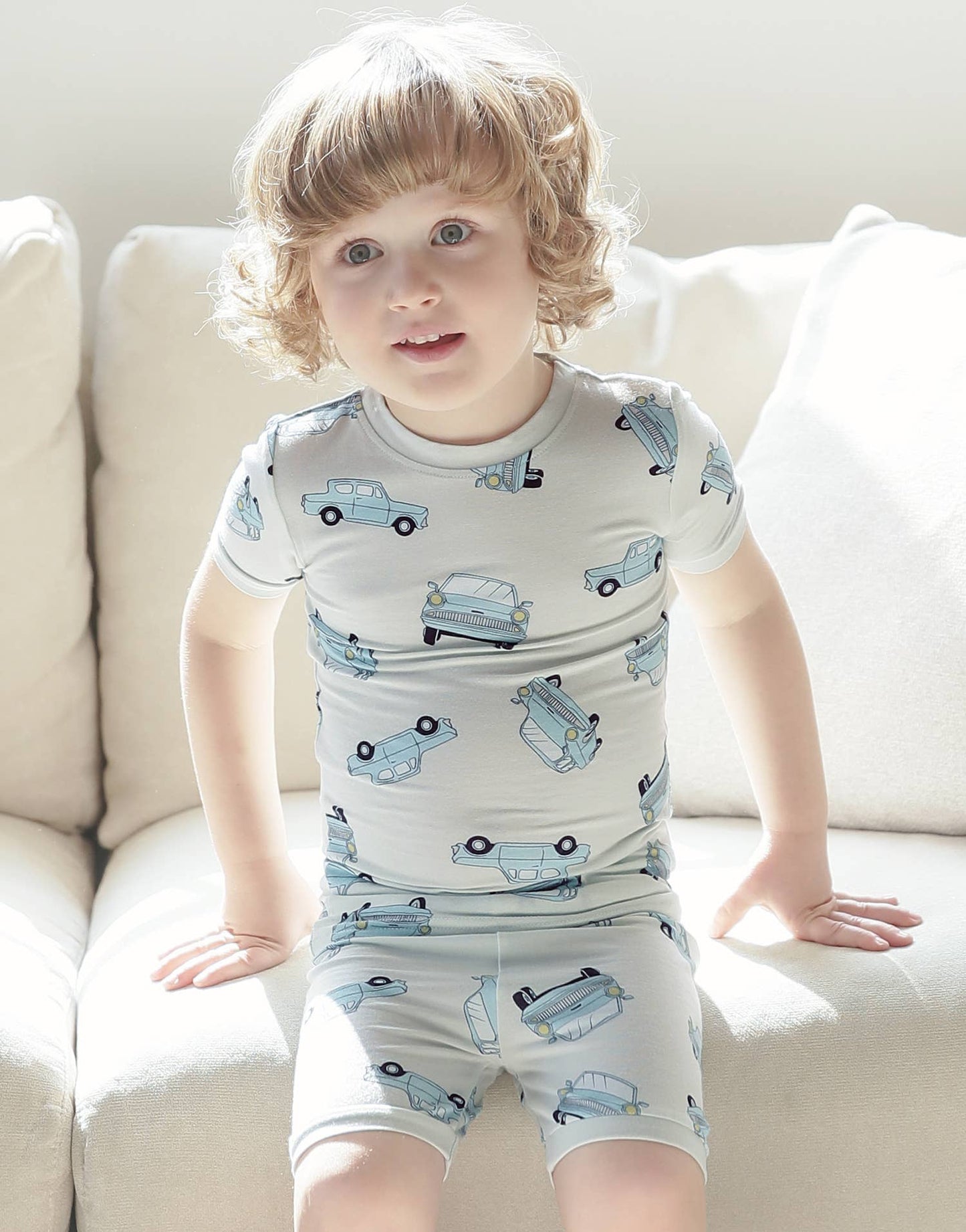 Mint Drive S/S Pajama Set