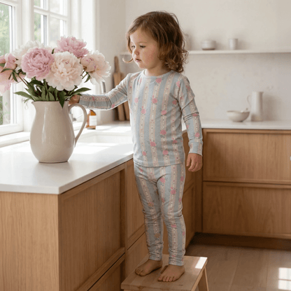 Roses and Lace Bamboo Pajama Set