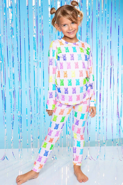 Gummy Bear Simply Soft Long Sleeve Crew & Slim Lounge Bottom