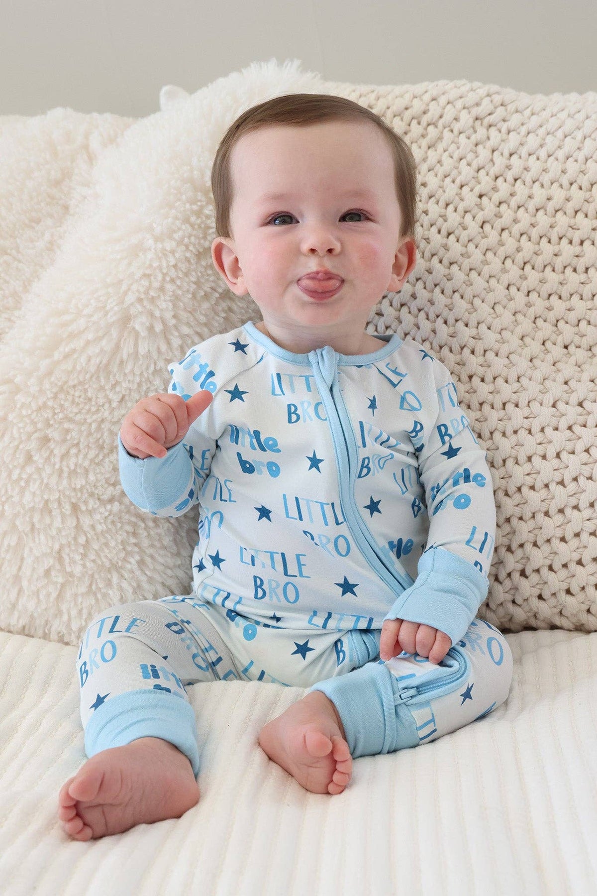 Little Bro Convertible Zip Romper