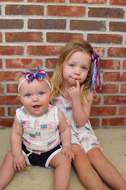 American Flag Bamboo Swing Tunic
