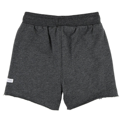 Heather Ash Gray Knit Shorts